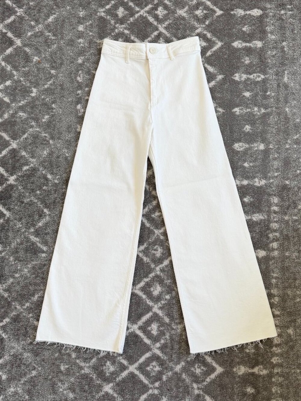 Zara High Waisted Sailor/Marine Jeans, Size 27